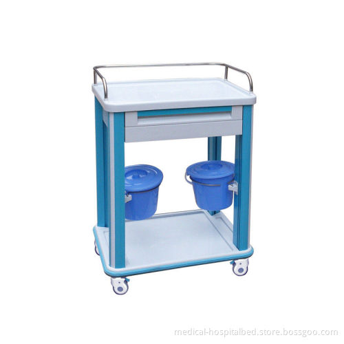 Medical Trolley With Drawers , Hospital Patient Cure Trolley